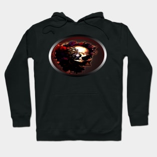 Red Skull color eye Hoodie